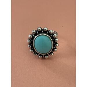 James Avery Retired HTF Santorini Turquoise Ring Size 9